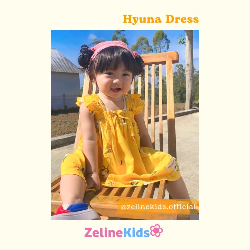 HYUNA DRESS/DRESS RAYON ANAK/DRESS ANAK MURAH/DASTER RAYON/DASTER RAYON ANAK
