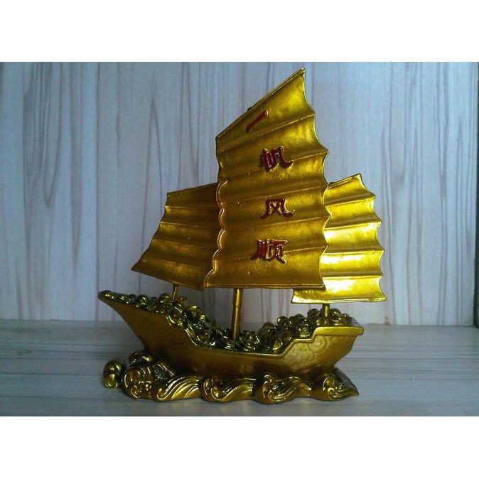 Produk Terbaik] Simbol Feng Shui Kapal Kekayaan