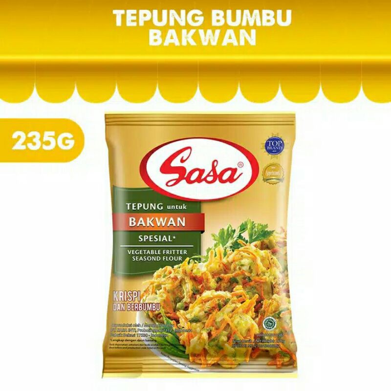 

Sasa Bakwan 235gr - Tepung Bumbu