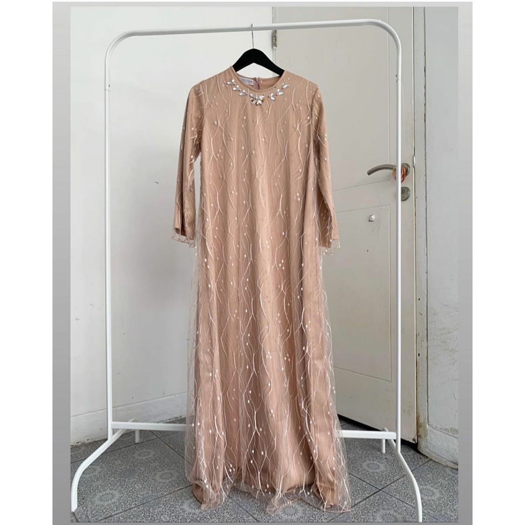 amara dress / dress wanita / pakaian wanita / dress kondangan / brukat dress