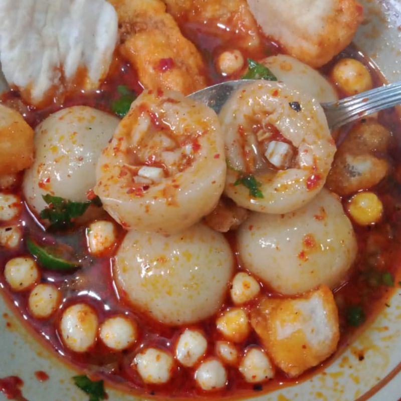 

baso aci isi jando spesial instamt ekstra siomay