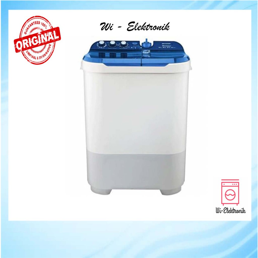 Mesin Cuci 2 Tabung 10kg Sharp ES T1090 Mesin Cuci 2 Tabung 10 kg Sharp ES T1090 Mesin Cuci 2Tabung 