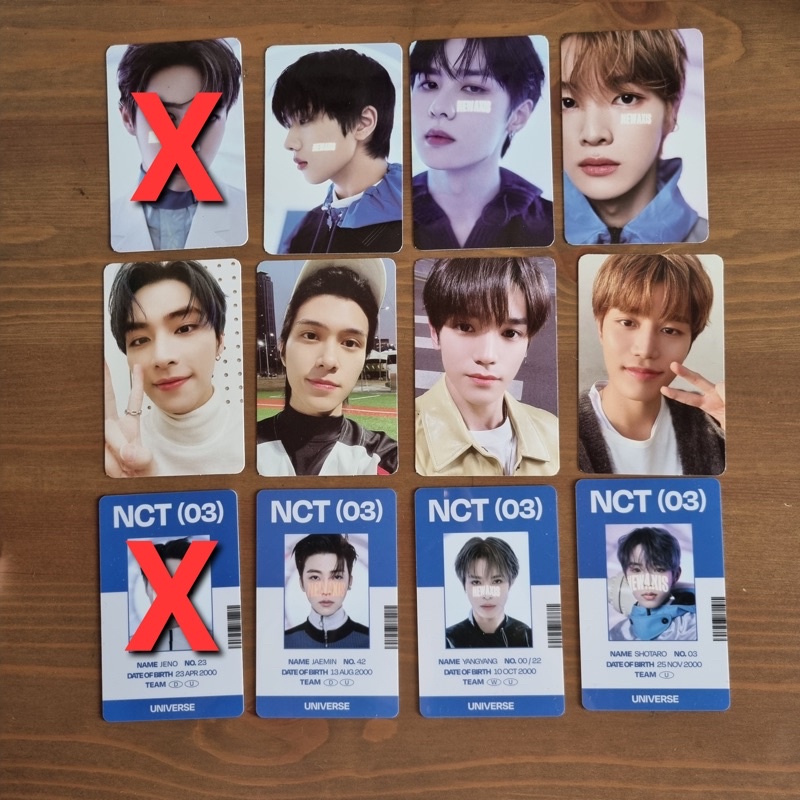 UNIVERSE MD ID CARD UNSEALED SELCA CONCEPT (Jaemin Taeyong Jisung Kun Sungchan Xiaojun Hendery Taeil