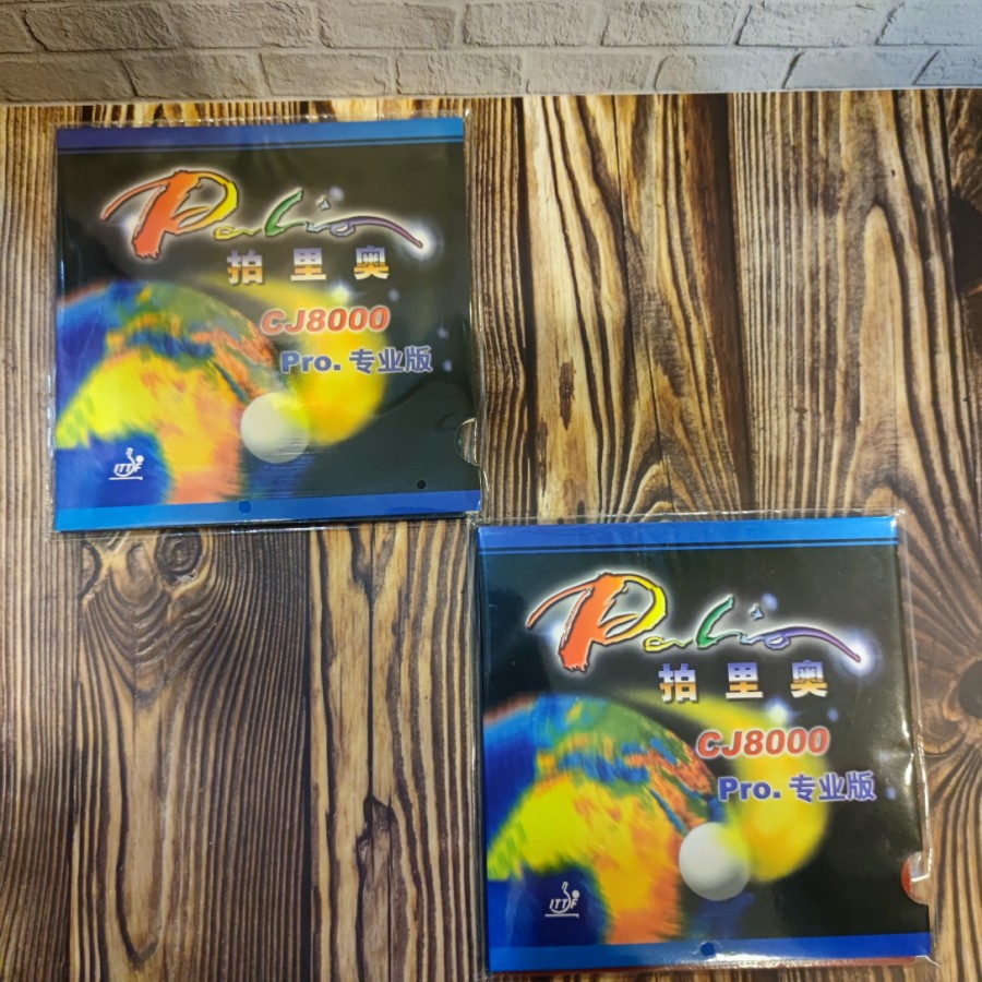 KARET PINGPONG TENIS MEJA PALIO CJ8000 PRO PROVINCIAL BLUE SPONGE