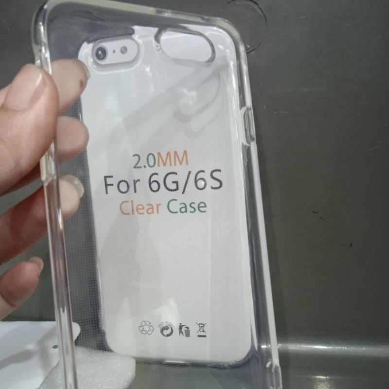 HD CLEAR CASE IPHONE 6/ 6S TEBAL TRANSPARAN