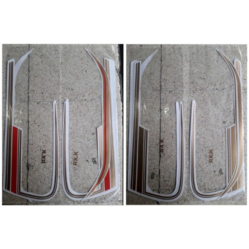 striping sticker yamaha RX K 1982
