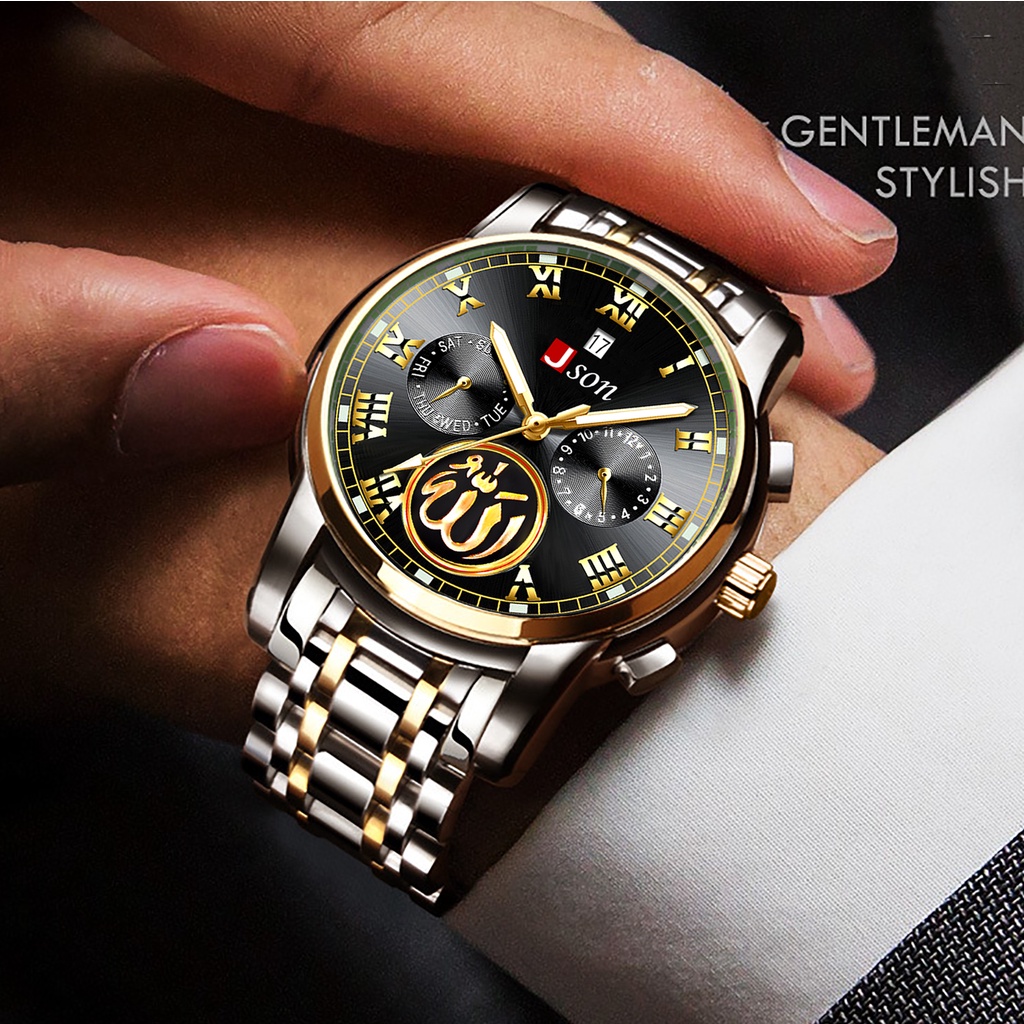 fast delivery terlaris jam tangan pria json original 100% desain model terbaru 2022 anti air baret