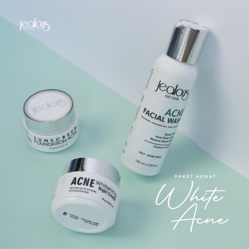 PAKET ACNE|PAKET JERAWAT|JEALOUS BEAUTY SOLUTION