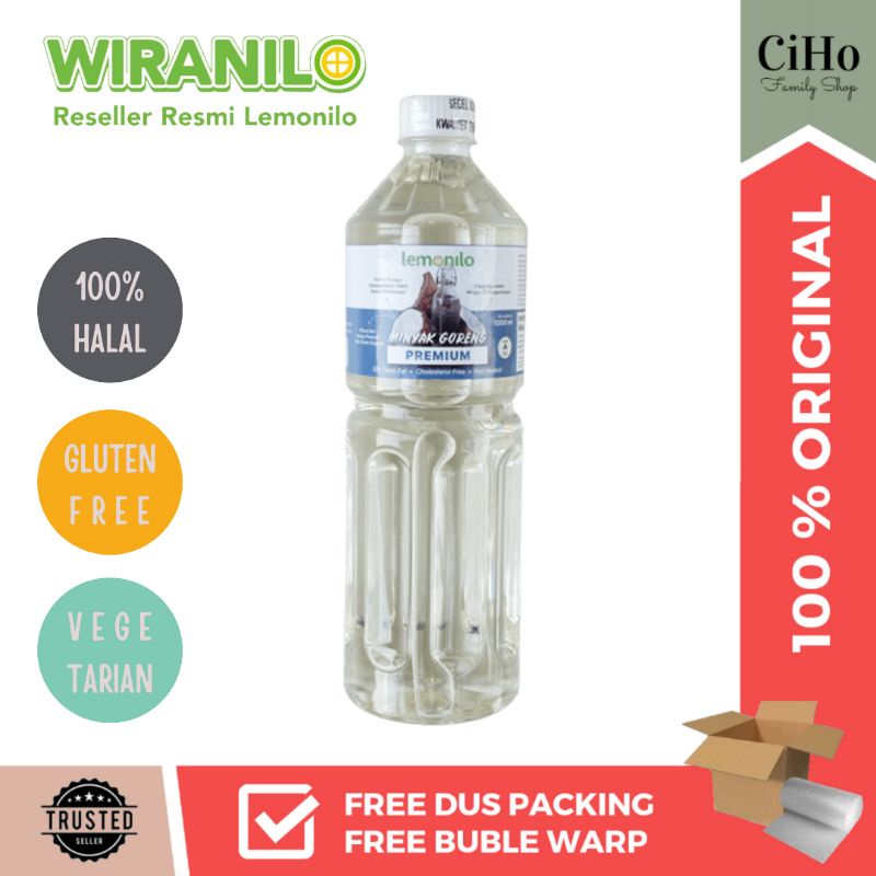 FOODS BAHAN MASAKAN LEMONILO MINYAK GORENG KELAPA PREMIUM 1000ML
