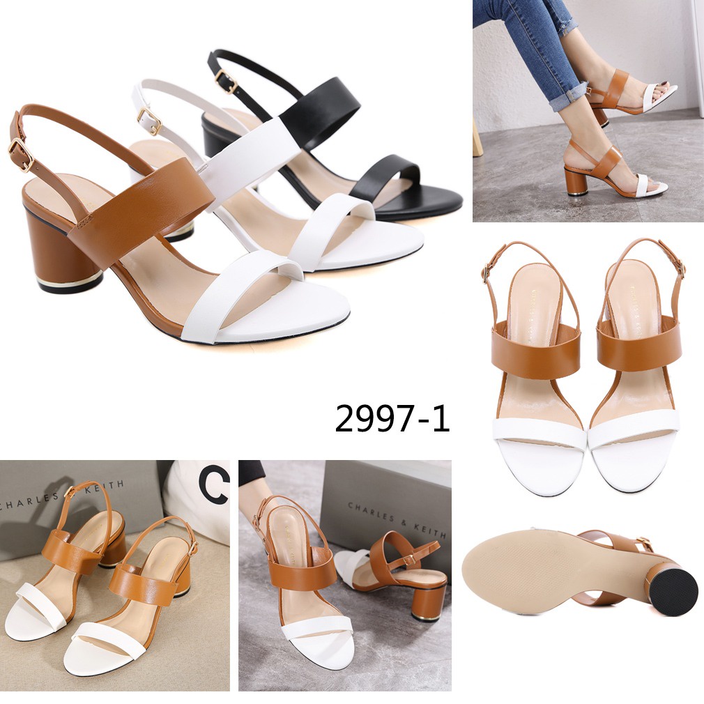 Ck Cylindrical Heel Sandals 2997-1