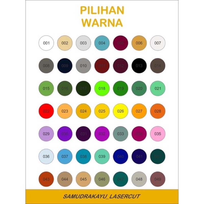 Bahan mahar Aesthetic Akrilik
