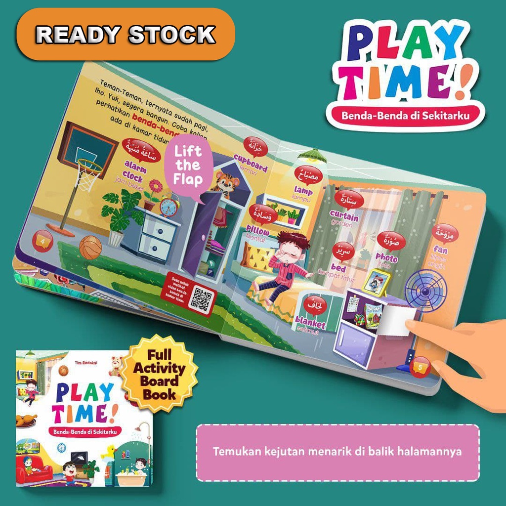 Buku Anak Play Time edisi Benda-Benda Di Sekitar Kita (Ziyad Books)