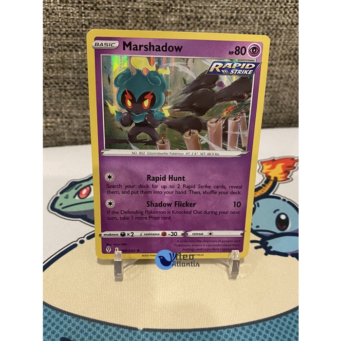 Pokemon TCG English Marshadow - 80/203 - Holo Rare Evolving Skies