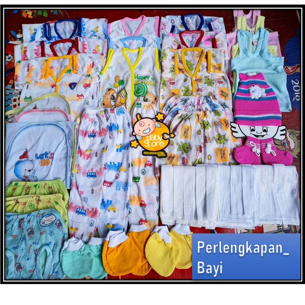 Paket Perlengkapan Bayi Baru Lahir / Perlengkapan Bayi Baru Lahir / Set Baju Bayi Baru Lahir (Newborn)