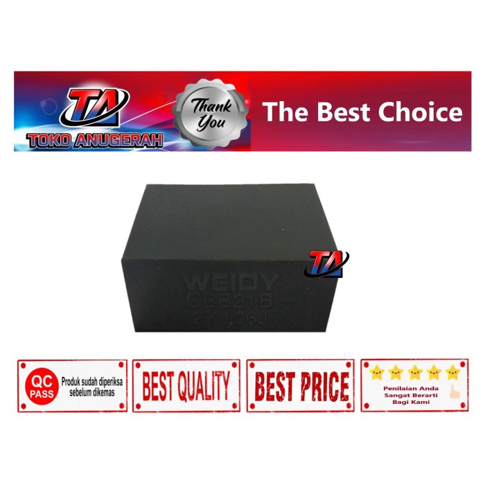 KAPASITOR CBB21B 2K 106J WEIDY KAPASITOR CBB21B 2K106J WEIDY