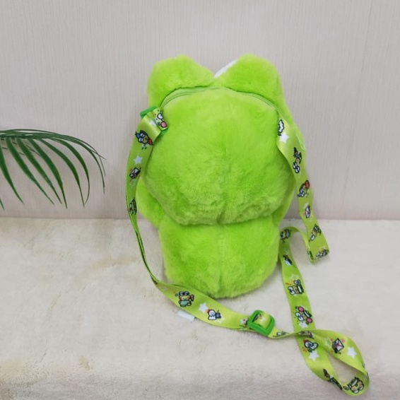 TOYSOPEDIA Tas Selempang Keropi Linabell Slingbag/tas Keroppi/Slempang Linabell