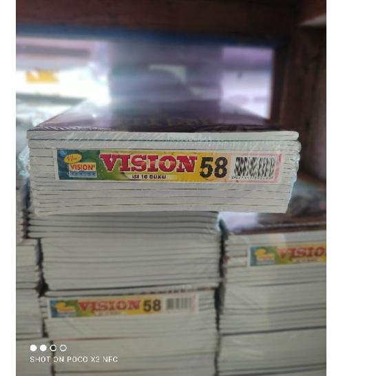

Serbuuuu.. buku vision 58 lembar 1 pak/10 buku