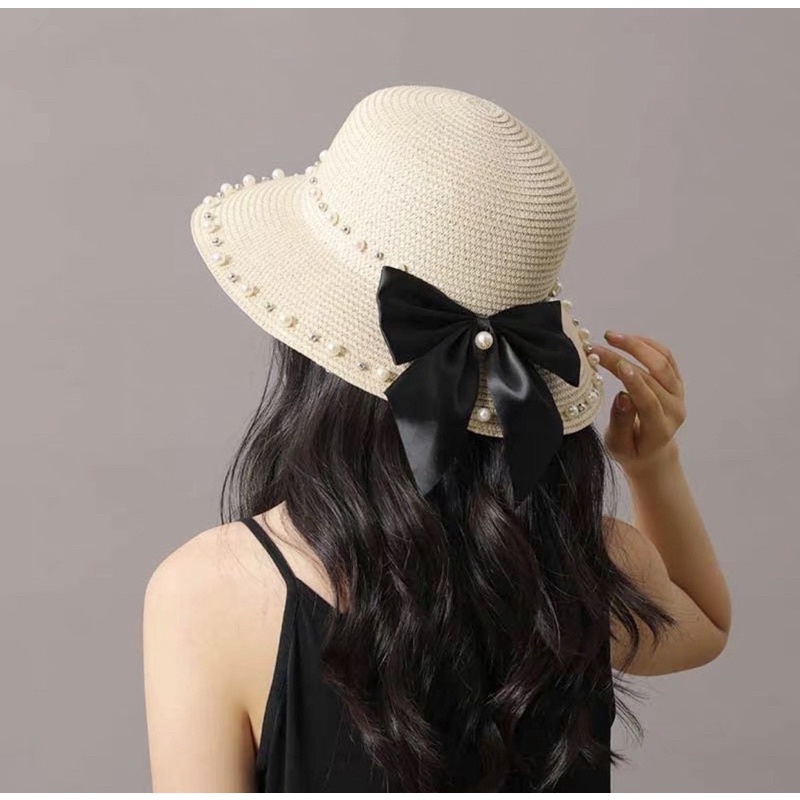 Topi-1 Pantai wanita Bunga pelindung UV -Summerhat Pantai import