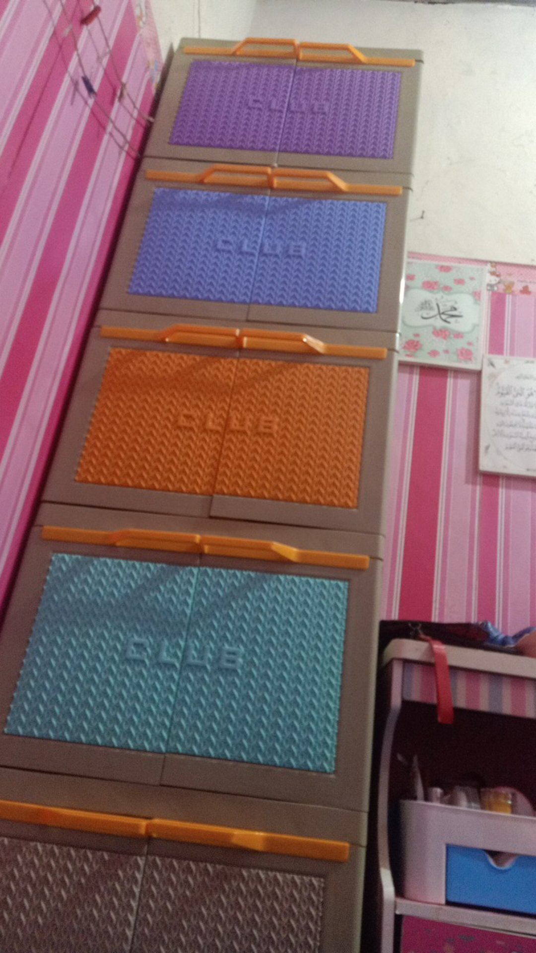 Lemari Plastik Mini Anyam / Diamond/jp/multi  Susun 5