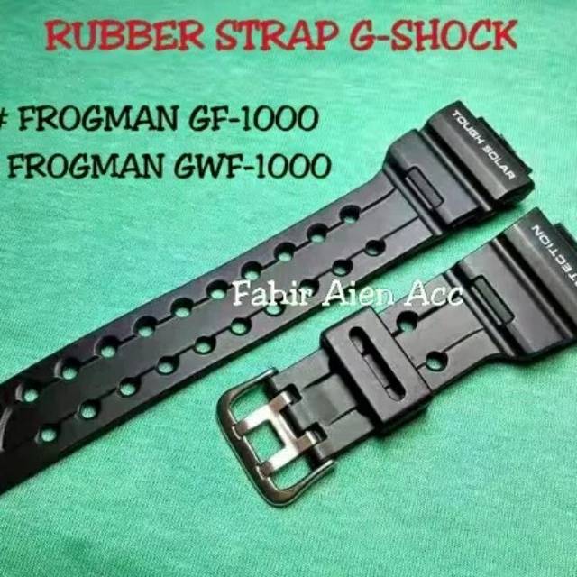 Tali Strap Casio G-Shock FROGMAN GF-1000 RUBBER STRAP TALI JAM CASIO G-SHOCK FROGMAN GF1000