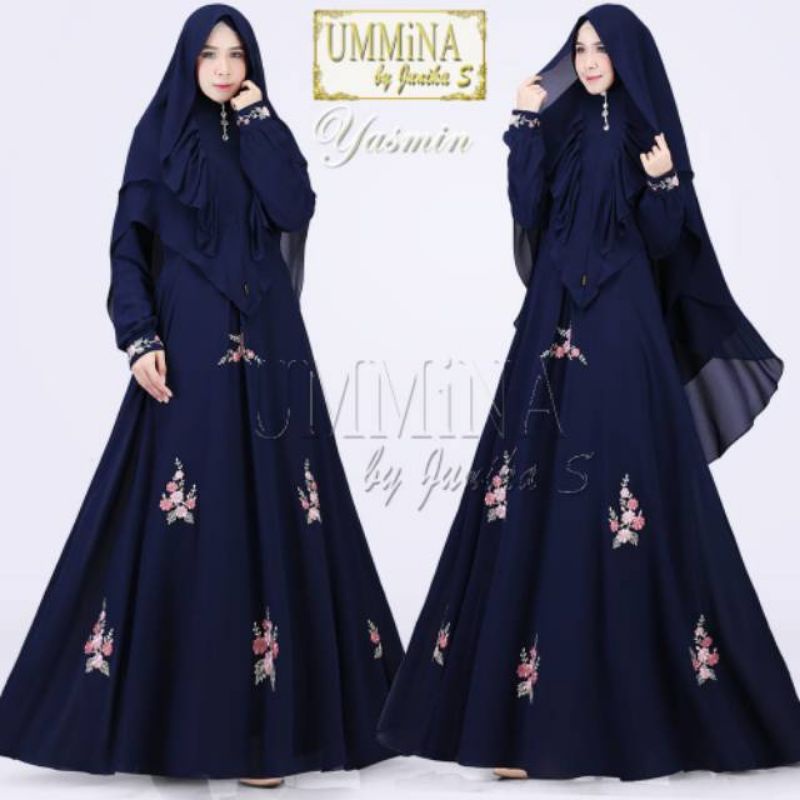 ummina syari yasmin gamis syari bordir
