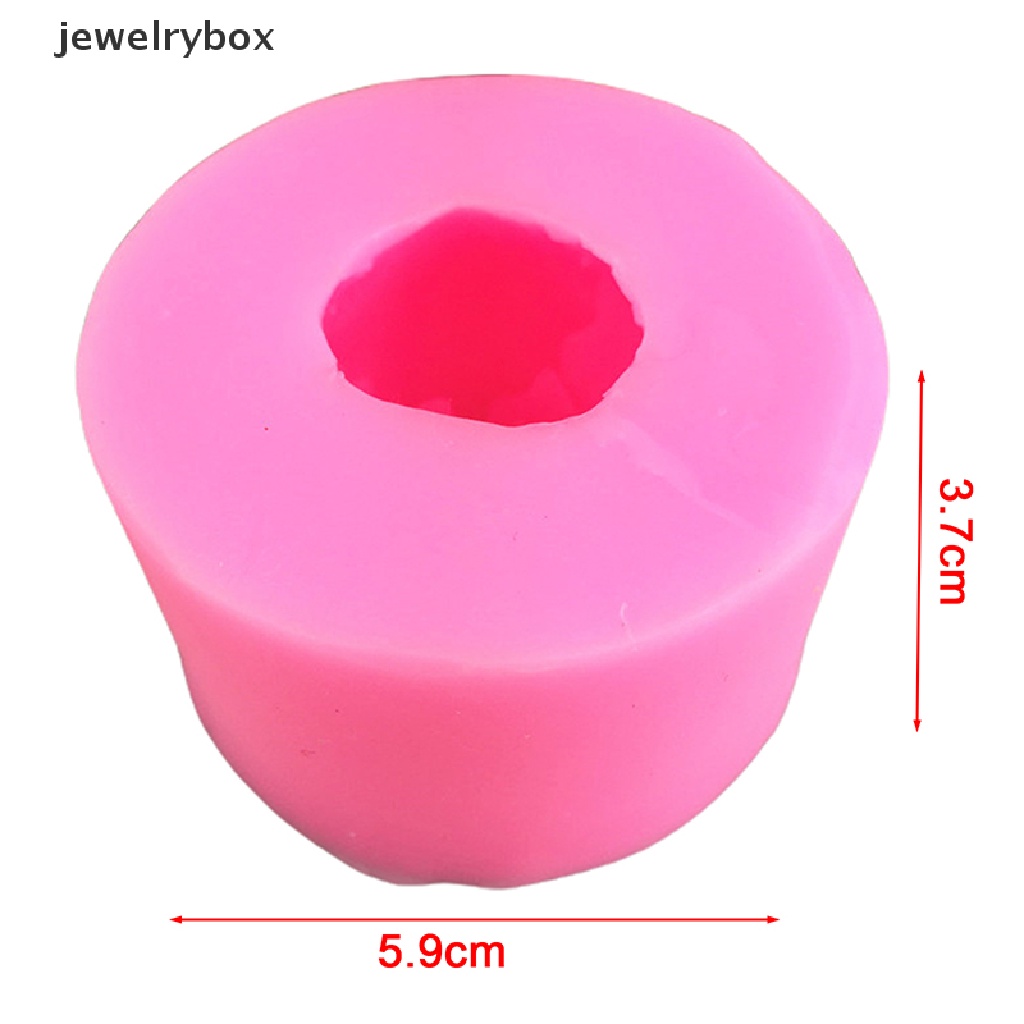 (jewelrybox) Cetakan Kue / Coklat / Sabun DIY Bentuk Bunga Peony Bahan Silikon
