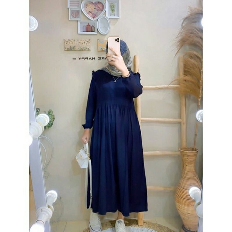 FARA MIDI midi terbaru size s m l xl xxl termurah/ baju gamis kondangan ukuran jumbo /dress remaja kekinian