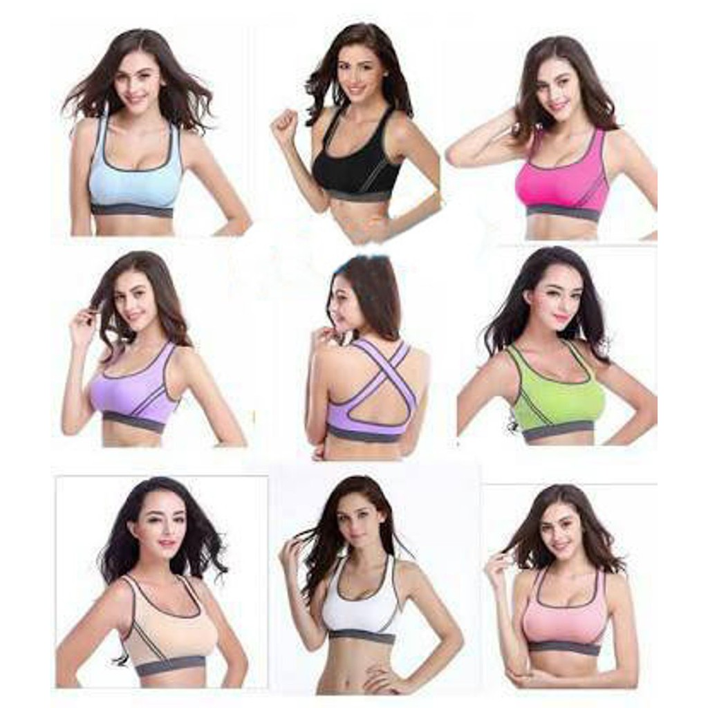 ✿ MADAME ✿ SPORT BRA TALI SILANG - SPORT BRA