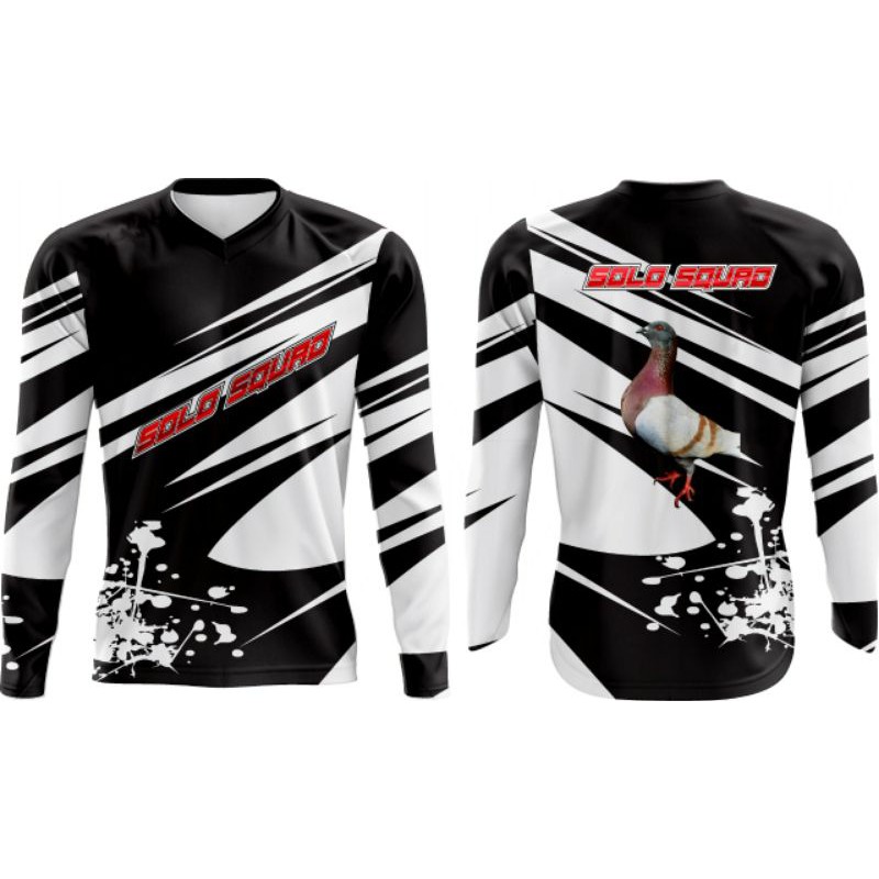 JERSEY KOLONG MERPATI TINGGI / BALAP DESAIN CUSTOM { DESAIN BEBAS }