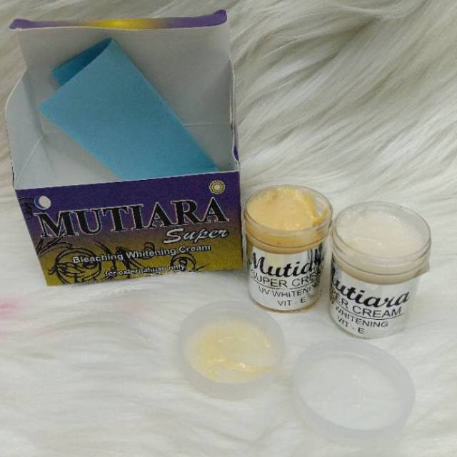 Cream WAJAH MUTIARA UNGU SUPER  UV WHITENING VIT.E lusinan