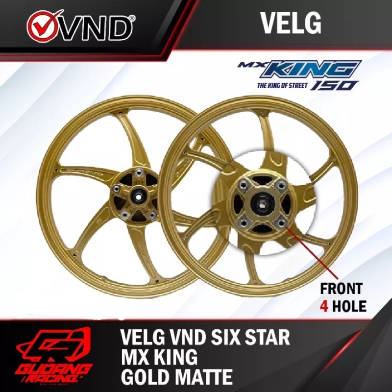 VELG RISING VND MX KING 150 SIX STAR 17x160 17x185 Ring 17