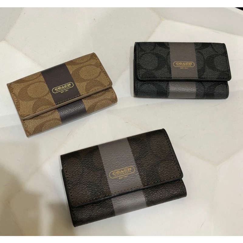 Coach gantungan dompet kunci mobil motor cowok pria EN