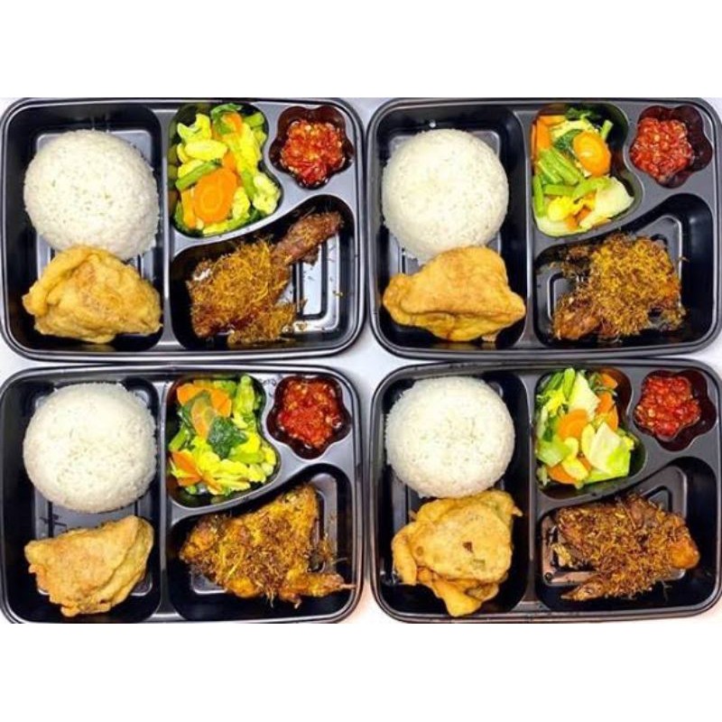 

Nasi Bento Ayam Serundeng Halal Murah Higienis