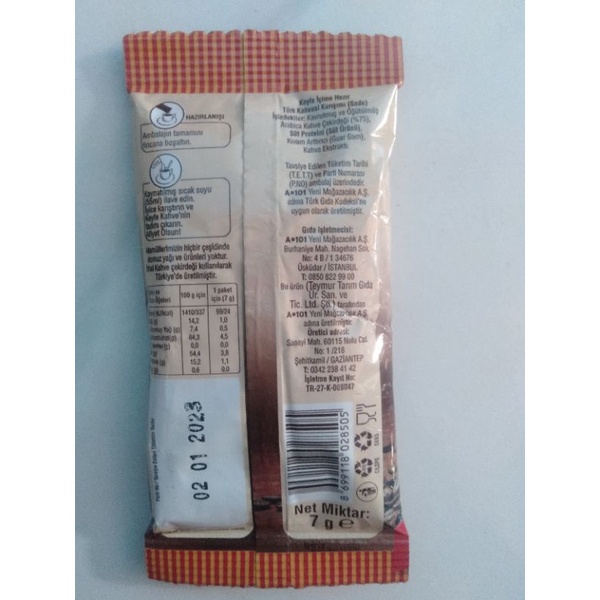 

Kopi import Turki rasa original