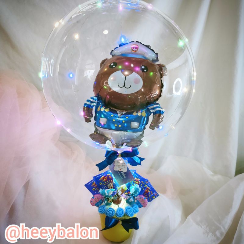 Balon Buket/Balon Box/Balon Bening/Balon Snack/Balon ultah/Buket Wisuda/Balon Wisuda/Buket Bunga/