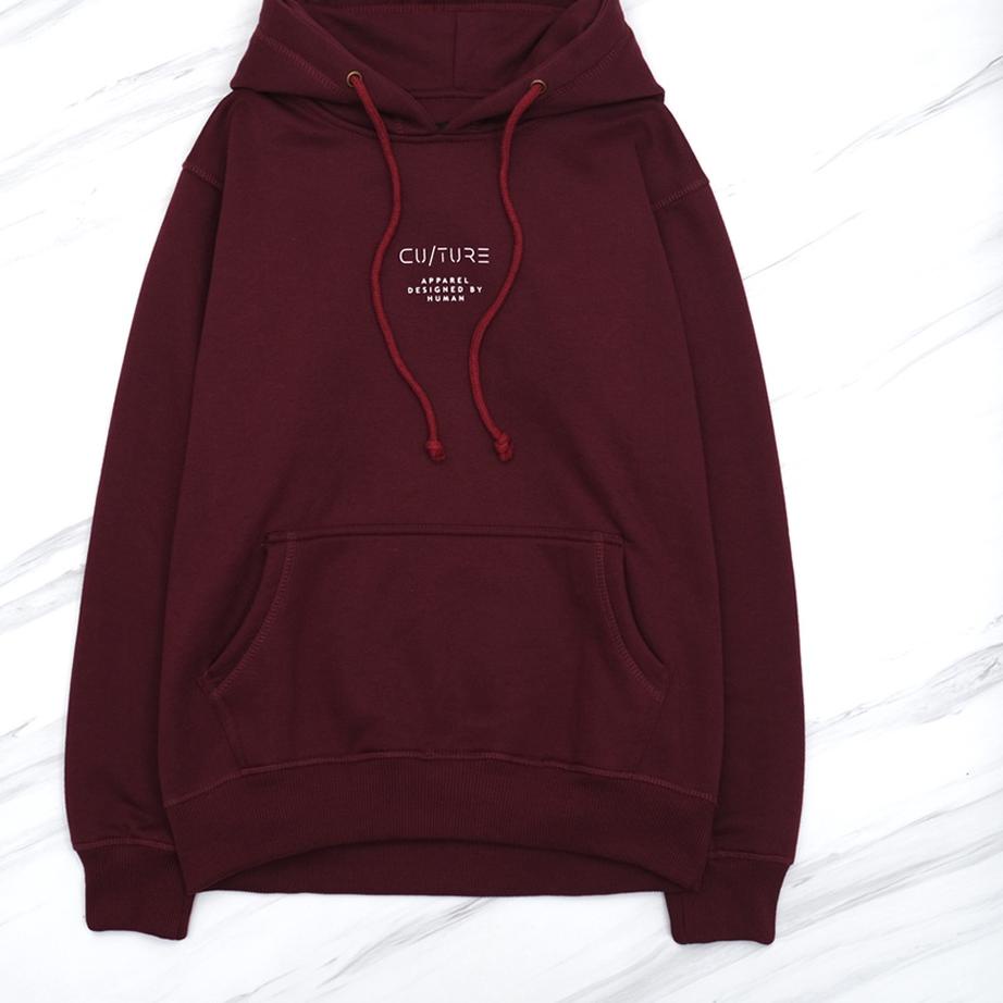 Koleksi Terbaru.. CULTURE BASIC | HOODIE MAROON OG