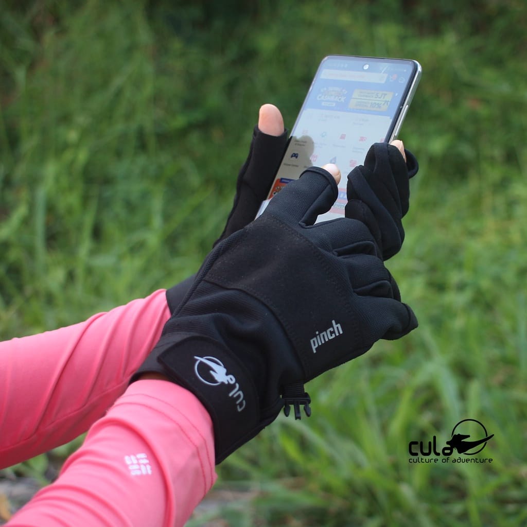 CULA Sarung Tangan Outdoor Seri Pinch / Sarung Tangan Touch Screen Anti Slip / Sarung Tangan Motor