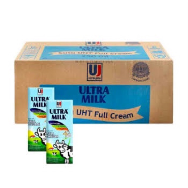 

Ultra Milk UHT Full Cream & Coklat 200ml