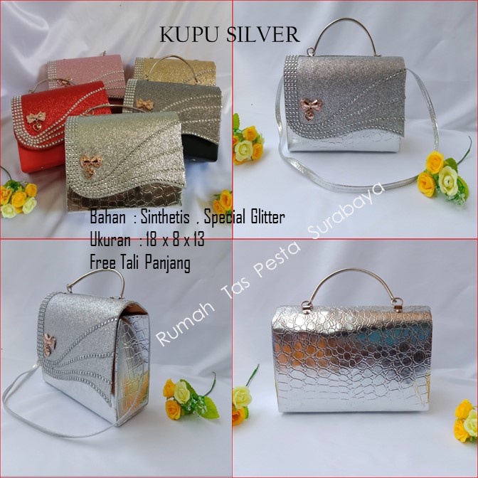 Tas Bagus,Tas Unik,Tas Elegan ,KUPU SILVER