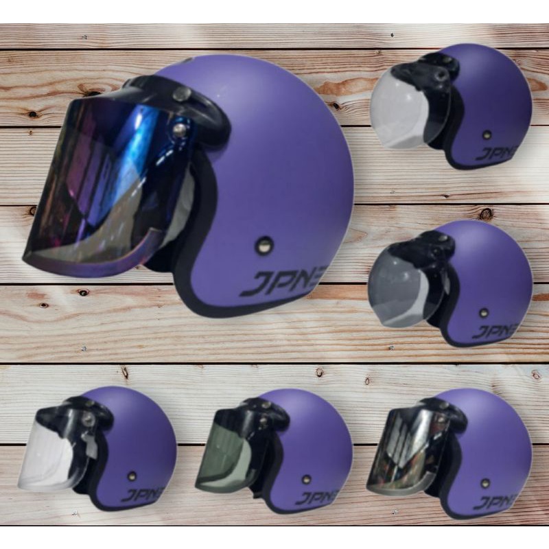 Helm jpn ungu muda dof original SNI