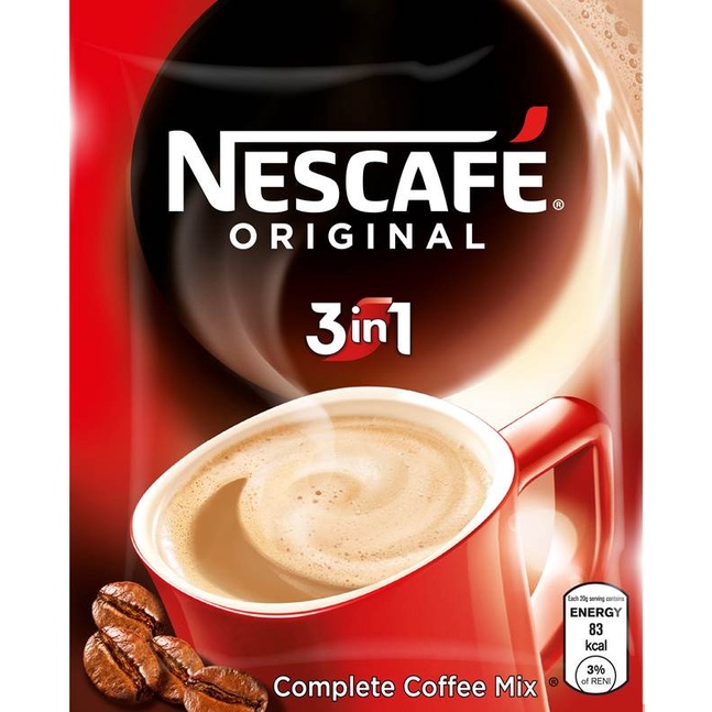 

gt201jyj Nescafe Original 3 In 1 - Complete Coffee Mix Ds20X11