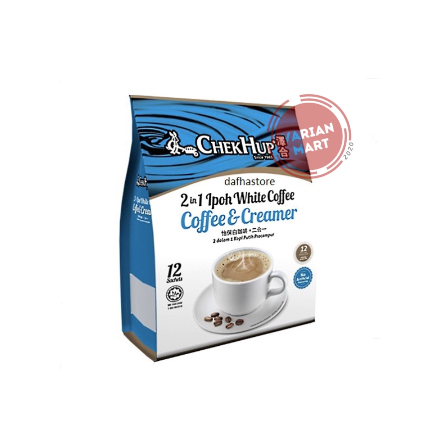 

CHEK HUP 2 in 1 Ipoh White Coffee No Sugar / KOPI CHEKHUP [ 30gr x 12 ]