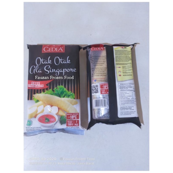 

Cedea Otak-Otak ala Singapore 200gram