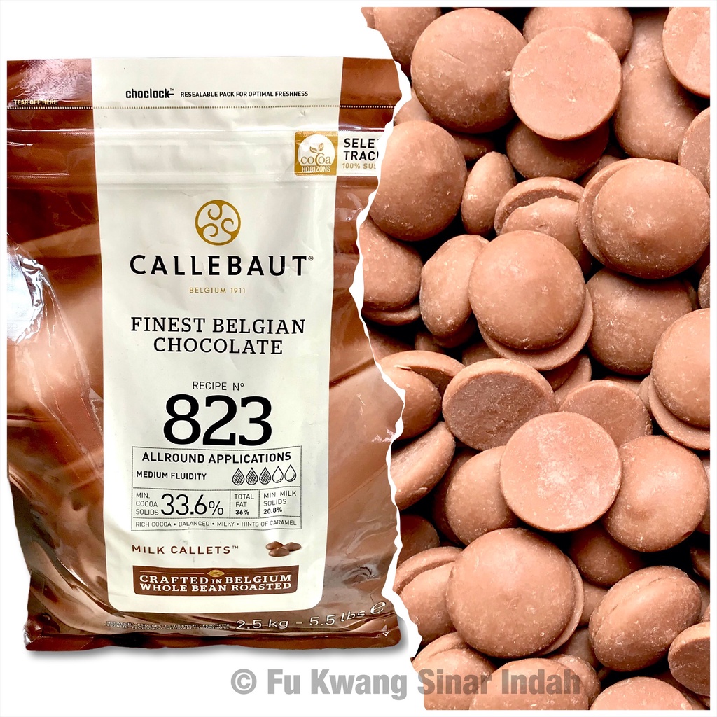 

Callebaut Milk Chocolate Belgian Couverture 823 33,6% 100 gram