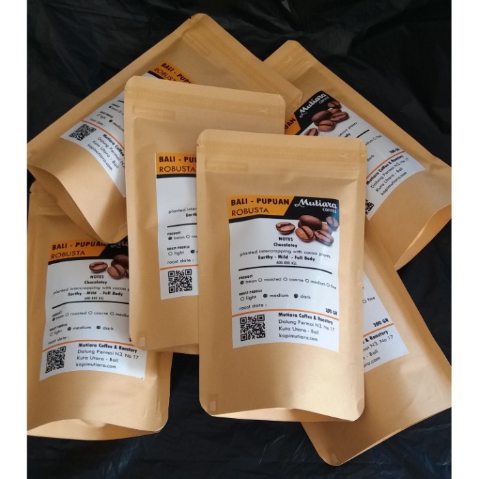 

Ds0Ds1D Kopi Bali Robusta Pupuan Tabanan 250 Gr - Bean Ds20X11