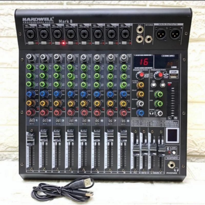 Mixer audio 8 channel Hardwell Mark8 koper original mark-8 mark 8