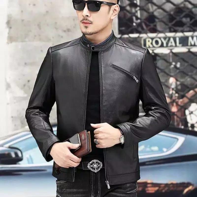Jaket kulit pria jaket kulit garut asli kulit domba 100% original jacket kulit pria jeket kulit pria