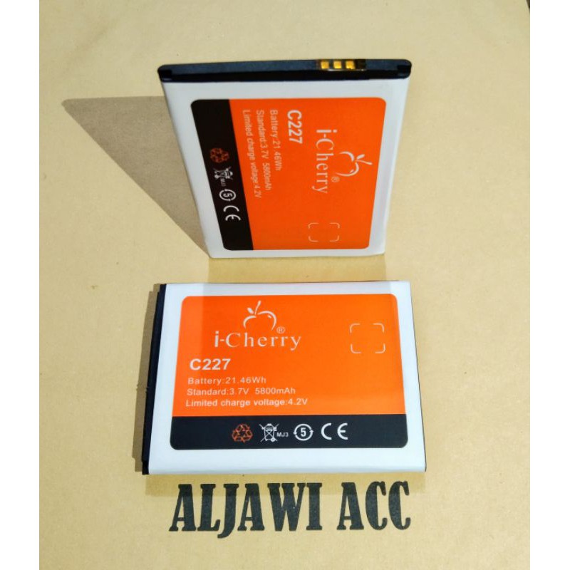 Batre Baterai i-Cherry C227 Mercury C230 Venus Original Battery Handphone