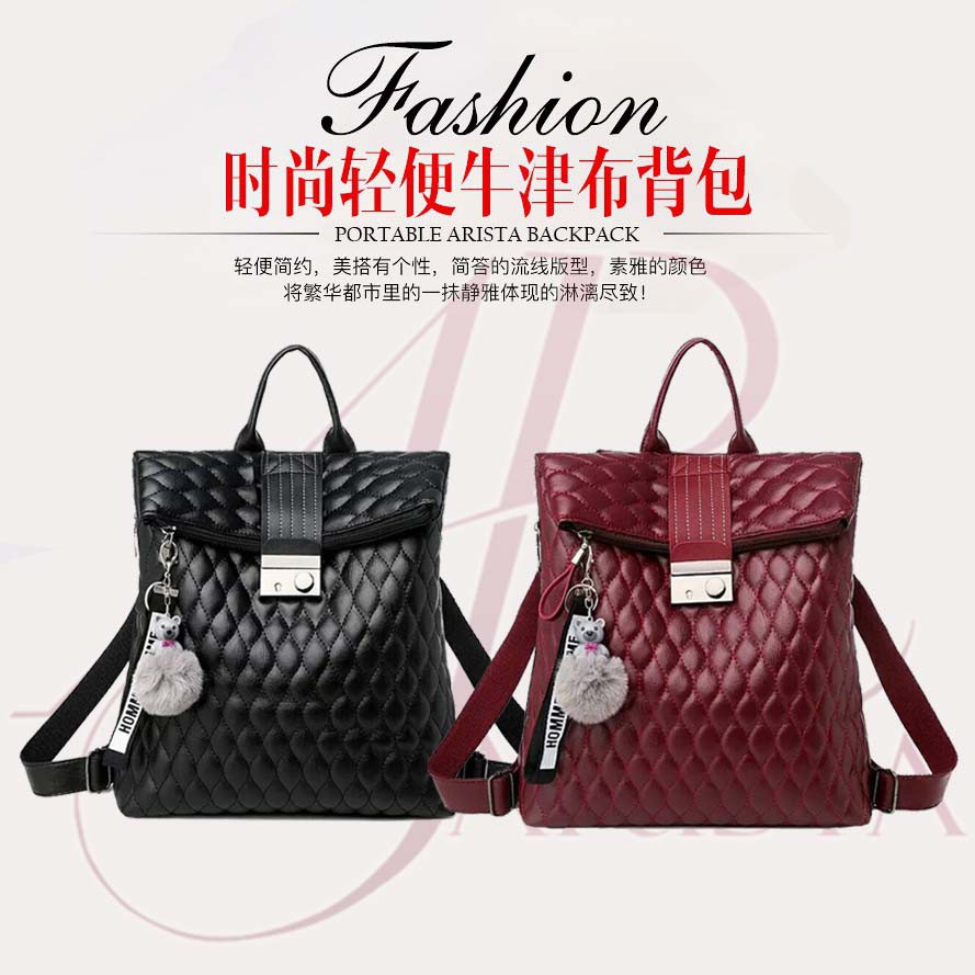 Tas Ransel Batam Wanita Cantik Import Snake CANTIKA Ransel Azela D20183 FASHION WANITA RESTOK 2541