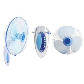 Miyako Kipas Angin KAW 1689 RC / Wall Fan 1689RC - Biru [16 Inch] + Remote